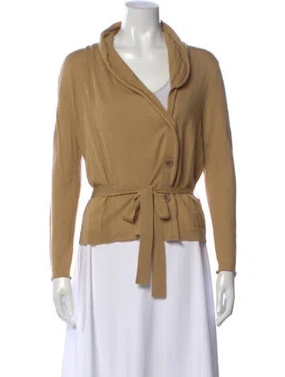 Pre-owned Dries Van Noten Wool Sweater In Brown