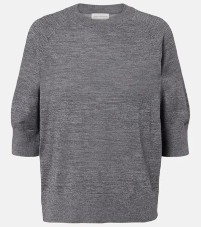 Dries Van Noten Pullover Aus Wolle In Gray