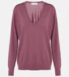 Dries Van Noten Wool Sweater In Pink