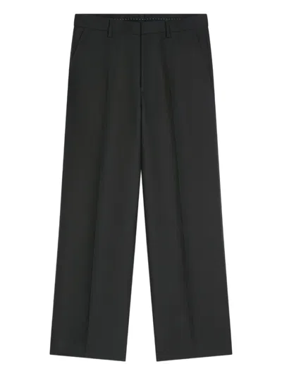 Dries Van Noten Wool Trousers In Black