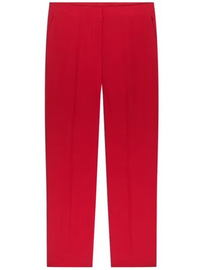 Dries Van Noten Wool Trousers In Red
