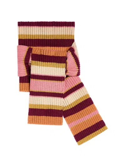 Dries Van Noten Wool Turtleneck Scarf In Multi