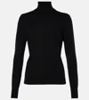 Dries Van Noten Wool Turtleneck Sweater In Black