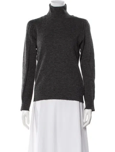 Pre-owned Dries Van Noten Wool Turtleneck Sweater In Gray
