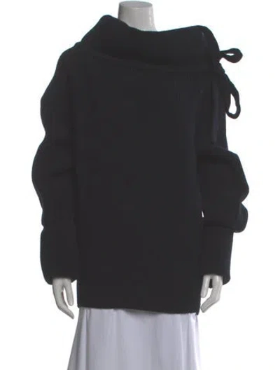 Pre-owned Dries Van Noten Wool Turtleneck Sweater In Gray