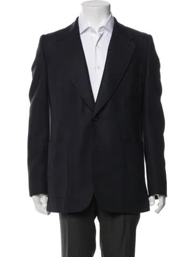 Pre-owned Dries Van Noten Wool Two-piece Blazer In Blue