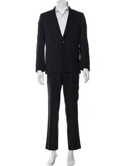 Pre-owned Dries Van Noten Wool Two-piece Suit In Black