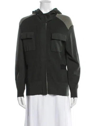 Pre-owned Dries Van Noten Wool Utility Jacket In Black