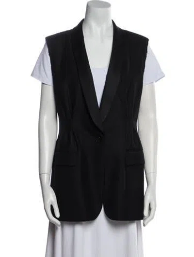 Pre-owned Dries Van Noten Wool Vest In Black