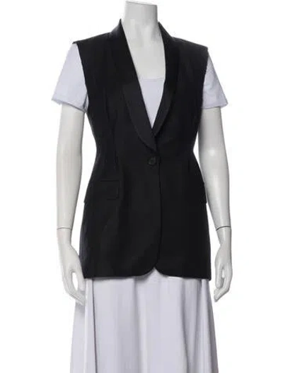 Pre-owned Dries Van Noten Wool Vest In Black