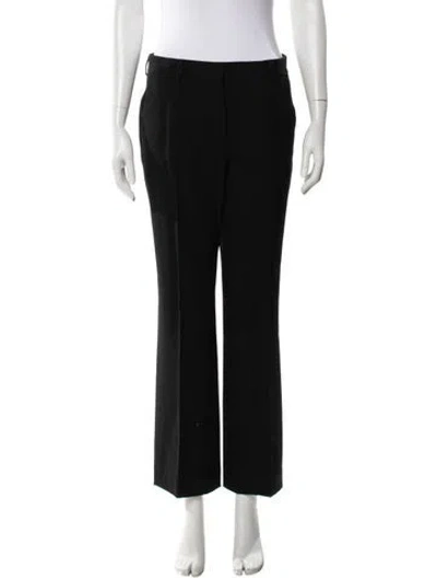Pre-owned Dries Van Noten Wool Wide Leg Pants In Gray