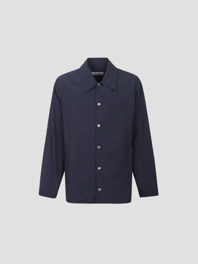 Dries Van Noten Worries Mini Jacket In Blue