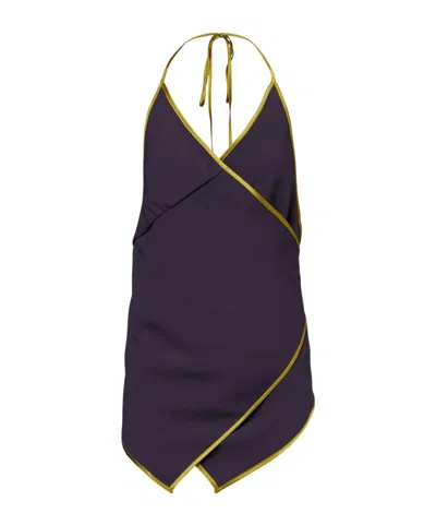 Dries Van Noten Wrap Sling In Purple