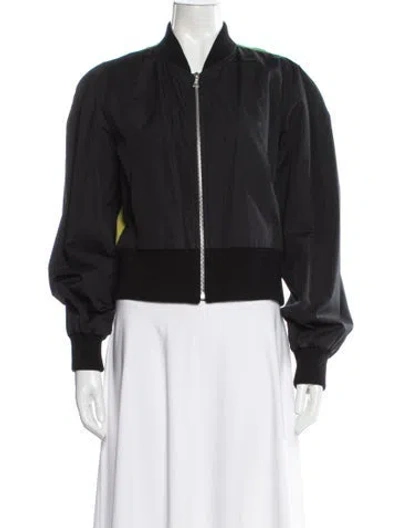 Pre-owned Dries Van Noten X Len Lye Bomber Jacket In Black
