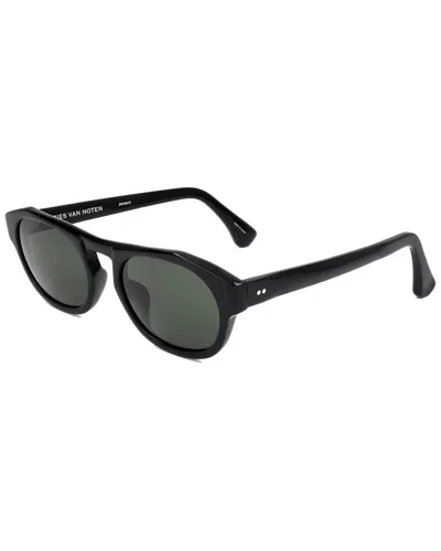 Dries Van Noten X Linda Farrow Dries Van Noten By Linda Farrow Women's Dvn38 50mm Sunglasses In Black