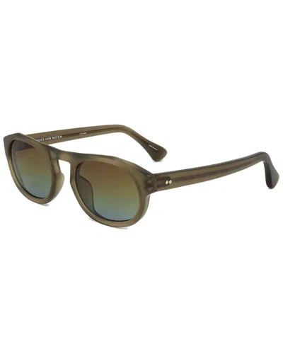 Dries Van Noten X Linda Farrow Dries Van Noten By Linda Farrow Women's Dvn38 50mm Sunglasses In Brown