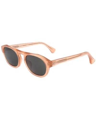 Dries Van Noten X Linda Farrow Dries Van Noten By Linda Farrow Women's Dvn38 50mm Sunglasses In Orange