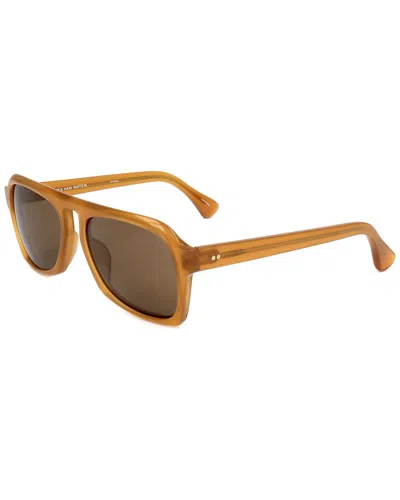 Dries Van Noten X Linda Farrow Dries Van Noten By Linda Farrow Women's Dvn39 55mm Sunglasses In Orange