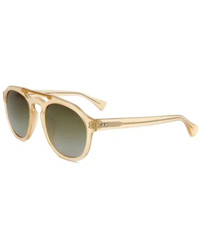 Dries Van Noten X Linda Farrow Dries Van Noten By Linda Farrow Women's Dvn55 50mm Sunglasses In Yellow