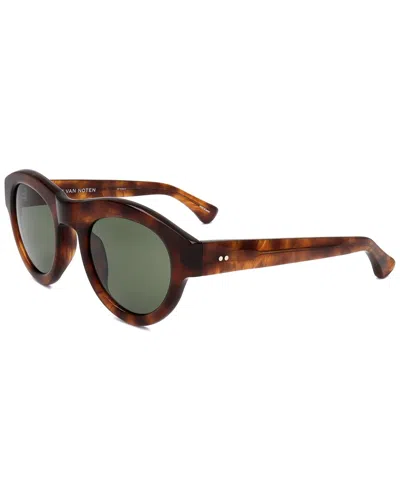 Dries Van Noten X Linda Farrow Dries Van Noten By Linda Farrow Women's Dvn66 51mm Sunglasses In Brown