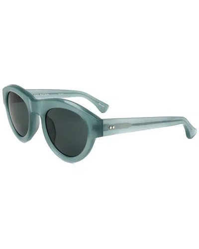 Dries Van Noten X Linda Farrow Dries Van Noten By Linda Farrow Women's Dvn66 51mm Sunglasses In Green