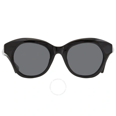Dries Van Noten X Linda Farrow Grey Irregular Unisex Sunglasses Dvn123c1sun 48 In Black / Grey / Silver