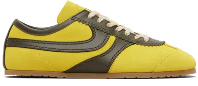 Dries Van Noten Suede Sneakers Low Profile Rubber Sole In Multi