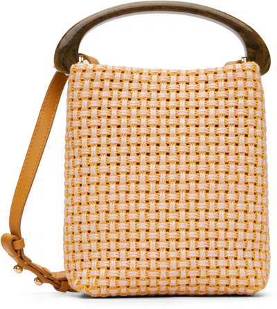 Dries Van Noten Yellow Micro Bag In Nude