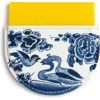 Dries Van Noten Yellow Mirror & Embroidered Leather Case