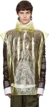 Dries Van Noten Yellow Sheer T-shirt In 201 Lime