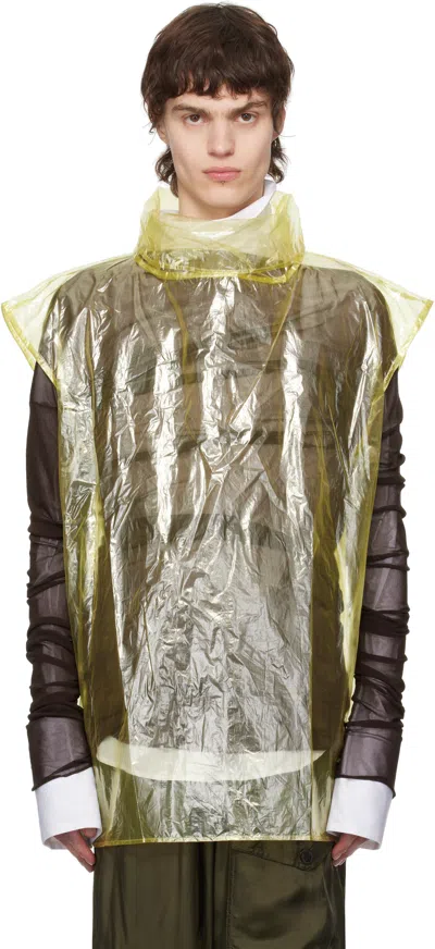 Dries Van Noten Yellow Sheer T-shirt In 201 Lime