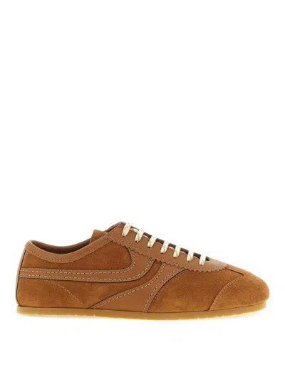 Dries Van Noten Suede Casual Shoes In Multi