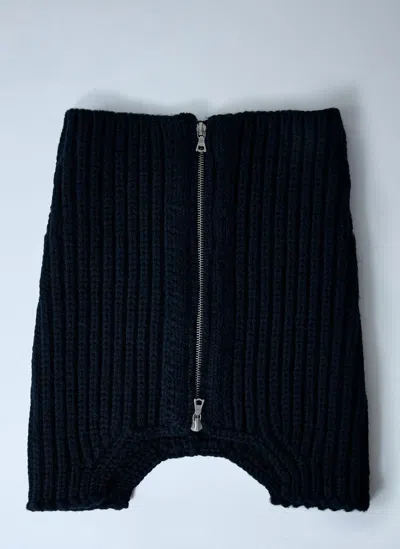 DRIES VAN NOTEN ZIP-UP SCARF