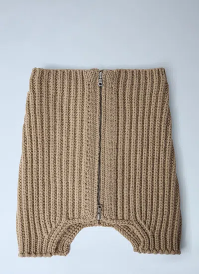 DRIES VAN NOTEN ZIP-UP SCARF