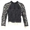 Dries Van Noten Zipped Jacket In Black Silk In Black