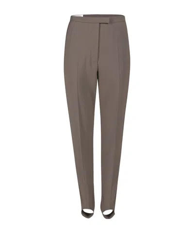 Dries Van Noten Zipper Casual Pants In Gray