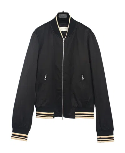 Dries Van Noten Zipper Long-sleeved Casual Jacket In Black