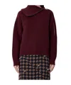 Dries Van Noten Women Zip-collar Sweater In Brown