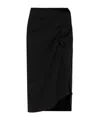 Dries Van Noten Zippered Skirt In Black