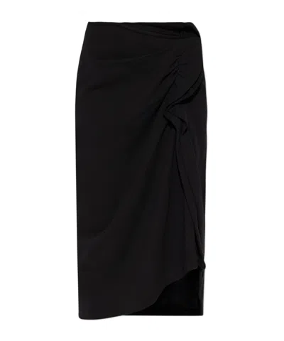 Dries Van Noten Zippered Skirt In Black