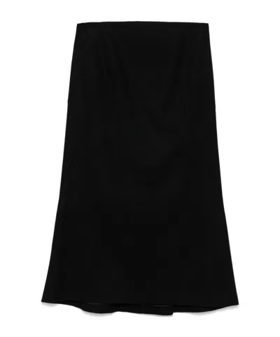 Dries Van Noten Zippered Skirt In Black