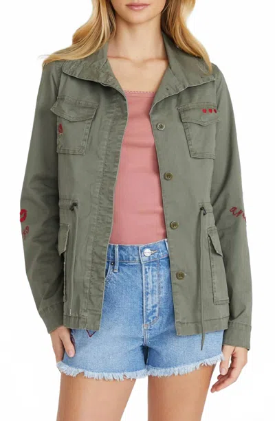 Driftwood Amber Military Jacket In Olive In Green