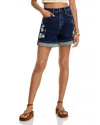 Driftwood Aria X Daisy Bee Daze Denim Shorts In Dark Wash
