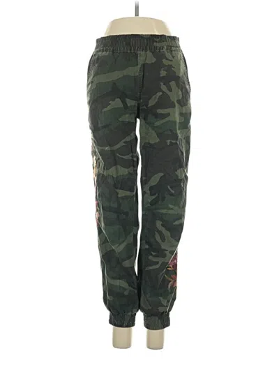 Pre-owned Driftwood Cargo Pants In Green