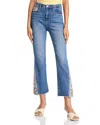Driftwood Clara X Romantic Rhapsody High Rise Ankle Flare Leg Jeans In Medium Wash In Medium Wash