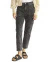 Driftwood Denim Driftwood Jeans Royce Acid Wash Black Straight Leg Jean In Grey