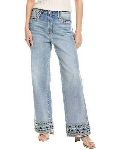 Driftwood Denim Driftwood Jeans Sasha Medium Wash Wide Leg Jean In Blue