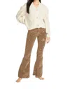 Shop Driftwood Farrah Corduroy Flare Jean In Mimosa In Yellow