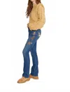 Driftwood Kelly Boot Cut - Flora & Fauna In Dark Wash In Multi