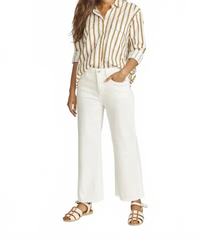 Driftwood Mona Wide Leg Jean In White In Neutral